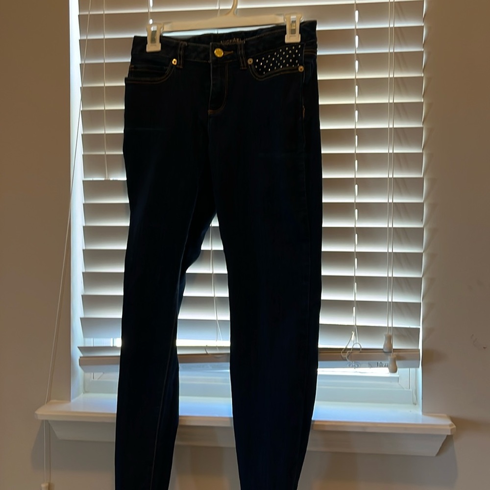 Dark wash Michael Kors skinny jeans